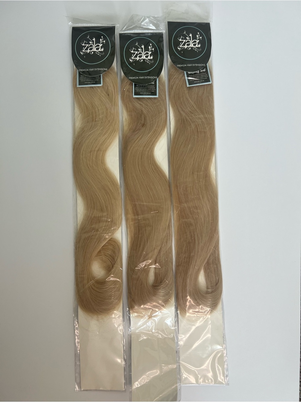 Zala Tape-In Hair Extensions Bundle | 22” Honey Blonde | Remy Human Hair